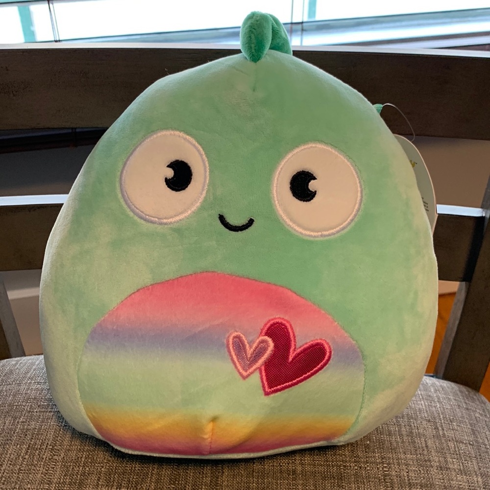 Squishmallow Kent the Chameleon 8” Valentines Plush